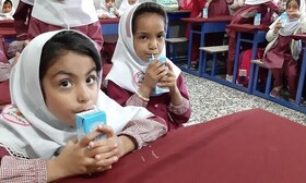 توزیع شیر در مدارس ابتدایی مناطق محروم تا ۱۰روز آتی/برنامه‌ریزی کاهش سوء تغذیه کودکان