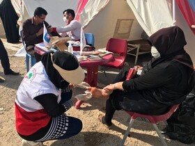 امدادرسانی به ۳۳۶ زائر اربعین در استان همدان