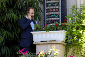 سپهر خلجی، رئیس شورای اطلاع‌رسانی دولت در حاشیه جلسه هیات دولت - ۲۲ شهریور