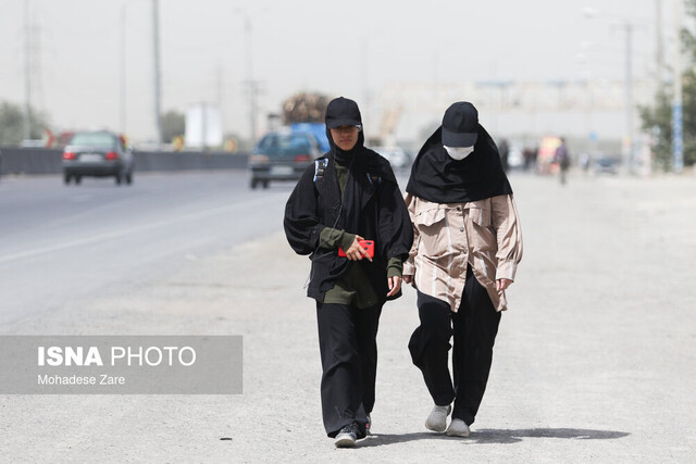 نذر قدم تا رسیدن به حرم