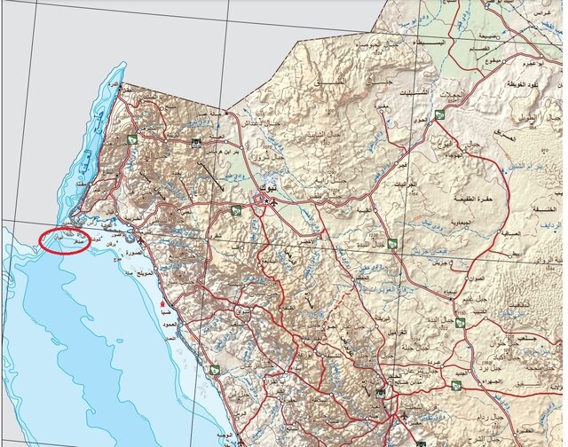 انتشار نقشه جدیدی از مرزهای عربستان با اضافه‌شدن ۲ جزیره