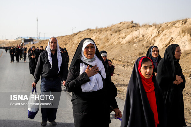 نذر قدم تا رسیدن به حرم