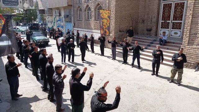 مراسم عزاداری نیروهای مسلح کرمان و زرند در سوگ پیامبر اسلام و سبط اکبر