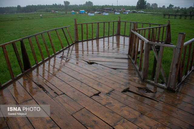 آخرین وضعیت پل چوبی آبکنار در روزهای پایانی شهریور و لزوم ترمیم و بازسازی