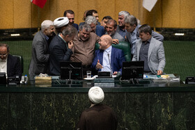 محمد باقر قالیباف، رییس مجلس شورای اسلامی در جلسه رای اعتماد به وزیر پیشنهادی ورزش و جوانان  - ۲۷ شهریور