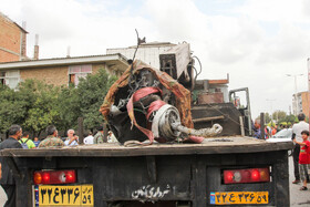 سقوط پهپاد در گرگان