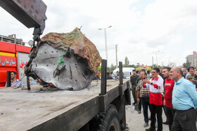 سقوط پهپاد در گرگان