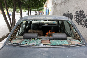 سقوط پهپاد در گرگان