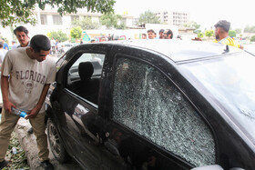 سقوط پهپاد در گرگان