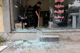 سقوط پهپاد در گرگان