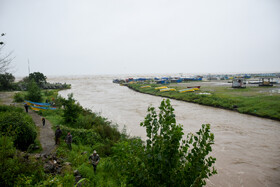 جاری شدن سیل در آستارا