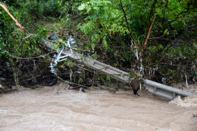 جاری شدن سیل در آستارا