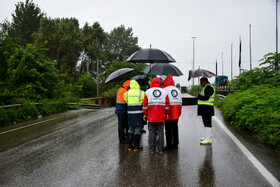 جاری شدن سیل در آستارا