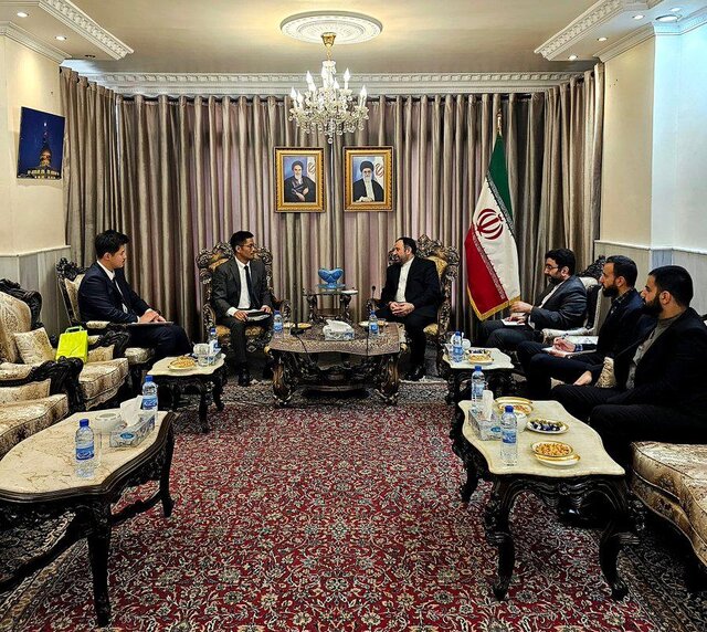 دیدار سفیر ایران در سوریه با کاردار ژاپن دیدار سفیر ایران در سوریه با کاردار ژاپن