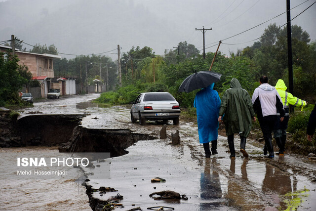 بارش ۲۷۰ میلیمتری در آستارا/رفع کامل قطعی آب و برق مناطق سیل زده تا شبانه روز آینده