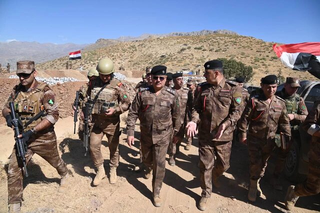 فرمانده مرزبانی عراق از مرز اقلیم کردستان و ایران بازدید کرد