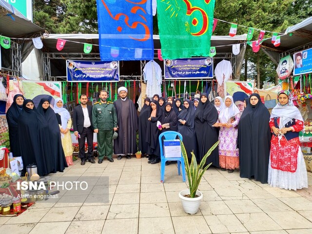 افتتاح نمایشگاه اسوه دستاوردهای بسیج سپاه ناحیه تالش در سال