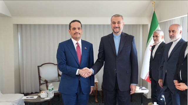 اعلام آمادگی تهران برای تقویت همکاریهای منطقهای و بینالمللی با قطر