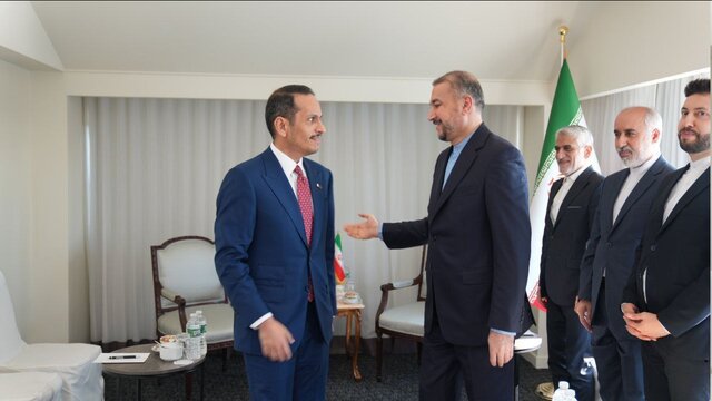 اعلام آمادگی تهران برای تقویت همکاریهای منطقهای و بینالمللی با قطر