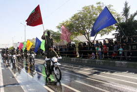 مراسم رژه نیروهای مسلح در سمنان