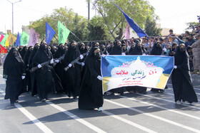 مراسم رژه نیروهای مسلح در سمنان