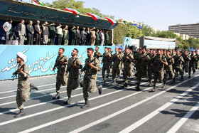 مراسم رژه نیروهای مسلح در سمنان