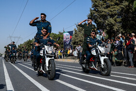 مراسم رژه نیروهای مسلح استان قزوین