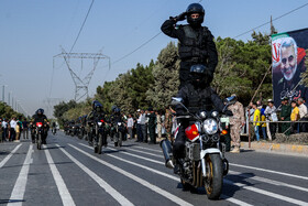 مراسم رژه نیروهای مسلح استان قزوین