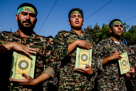 مراسم رژه نیروهای مسلح استان قزوین