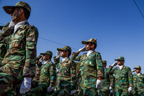 مراسم رژه نیروهای مسلح استان قزوین