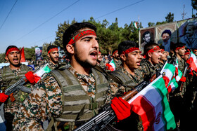 مراسم رژه نیروهای مسلح استان قزوین
