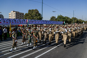 مراسم رژه نیروهای مسلح استان قزوین