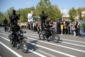 مراسم رژه نیروهای مسلح در مازندران
