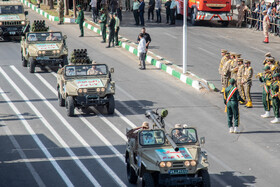 مراسم رژه نیروهای مسلح در ارومیه