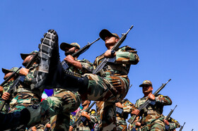 مراسم رژه نیروهای مسلح در کرمان