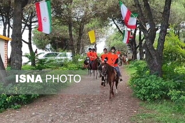 برگزاری مسابقات استانی استقامت اسب کاسپین در ساحل قروق تالش 