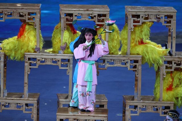 آغاز مراسم افتتاحیه بازیهای آسیایی هانگژو