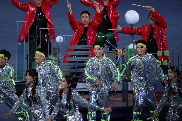 آغاز مراسم افتتاحیه بازیهای آسیایی هانگژو