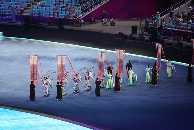 آغاز مراسم افتتاحیه بازیهای آسیایی هانگژو