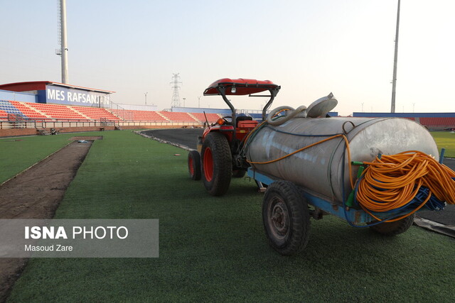 اولین تصاویر از ورزشگاه جدید مس رفسنجان/ افتتاح در بازی با استقلال
