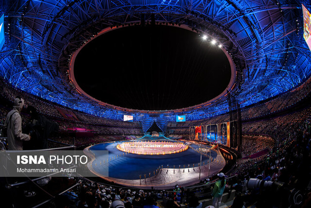 نمایی از بازیهای آسیایی استودیو مجازی به قاب تلویزیون آمد