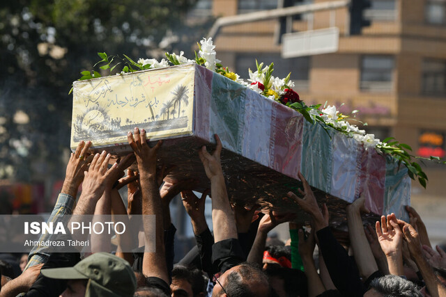 شهید گمنام در شهر برزول نهاوند تشییع می‌شود