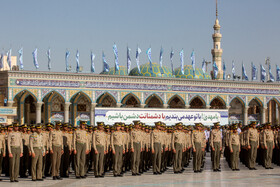 مراسم عهد سربازی و تجدید بیعت نیروهای مسلح با امام زمان(عج)