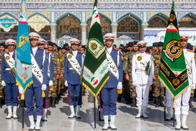 مراسم عهد سربازی و تجدید بیعت نیروهای مسلح با امام زمان(عج)