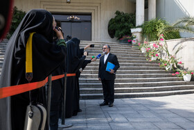غلام حسین اسماعیلی، رئيس دفتر رئيس‌جمهور در حاشیه جلسه هیات دولت - ۵شهریور