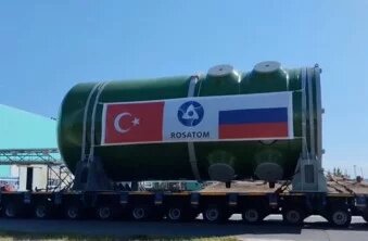 شرکت روس اتم تجهیزات جدید به نیروگاه هستهای ترکیه فرستاد