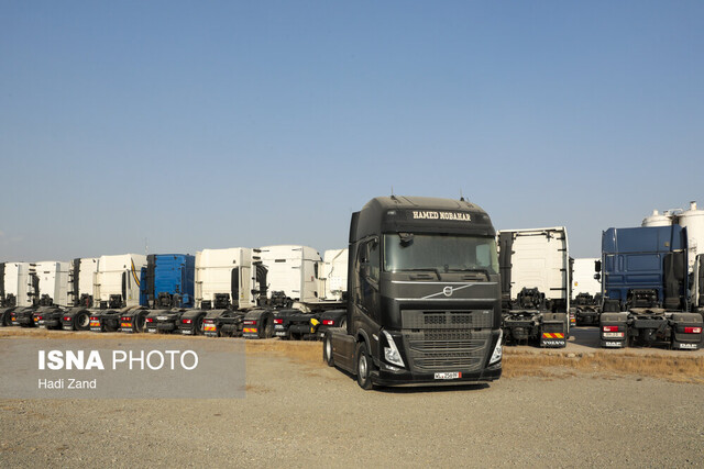 عکس تزیینی است تعیین تکلیف ۱۰۰ دستگاه کامیون کشنده متروکه در آستارا