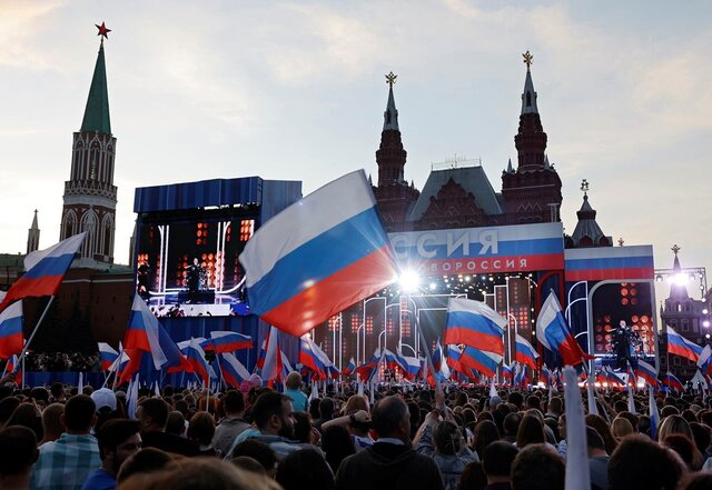 پوتین روز «اتحاد مجدد» را به مردم روسیه تبریک گفت