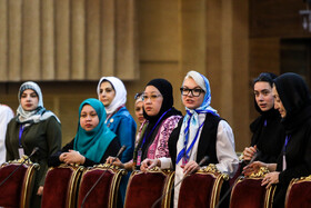 نشست شرکت کنندگان در جشنواره بینالمللی رسانه (خورشید) با رییس جمهور