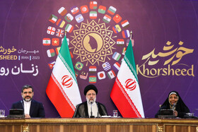 نشست شرکت کنندگان در جشنواره بینالمللی رسانه (خورشید) با رییس جمهور